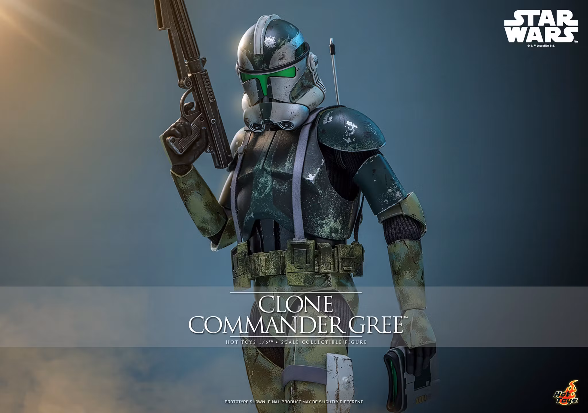 Star Wars: Revenge of the Sith MMS877 Clone Commander Gree 1/6th Scale Collectible Figure