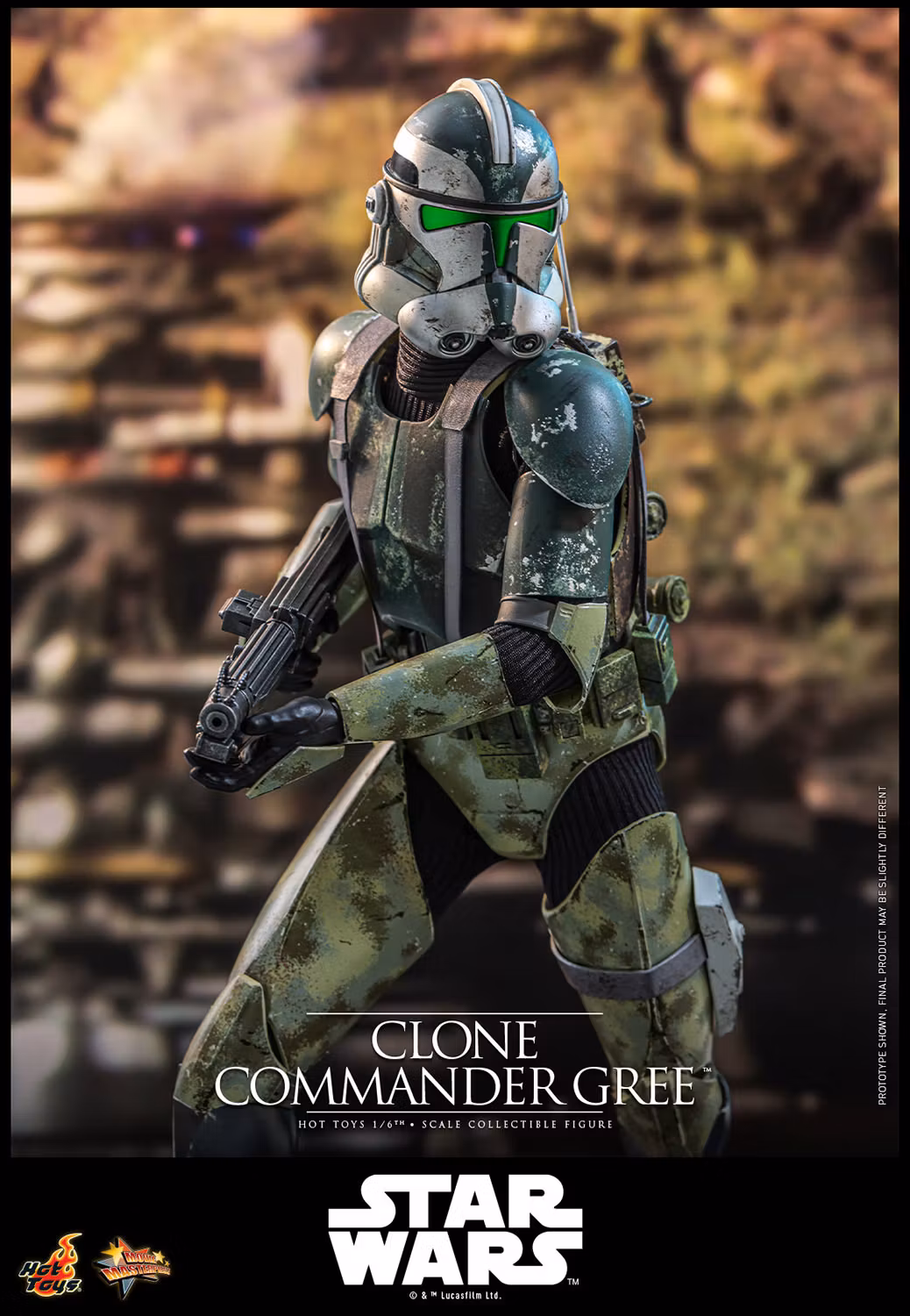 Star Wars: Revenge of the Sith MMS877 Clone Commander Gree 1/6th Scale Collectible Figure