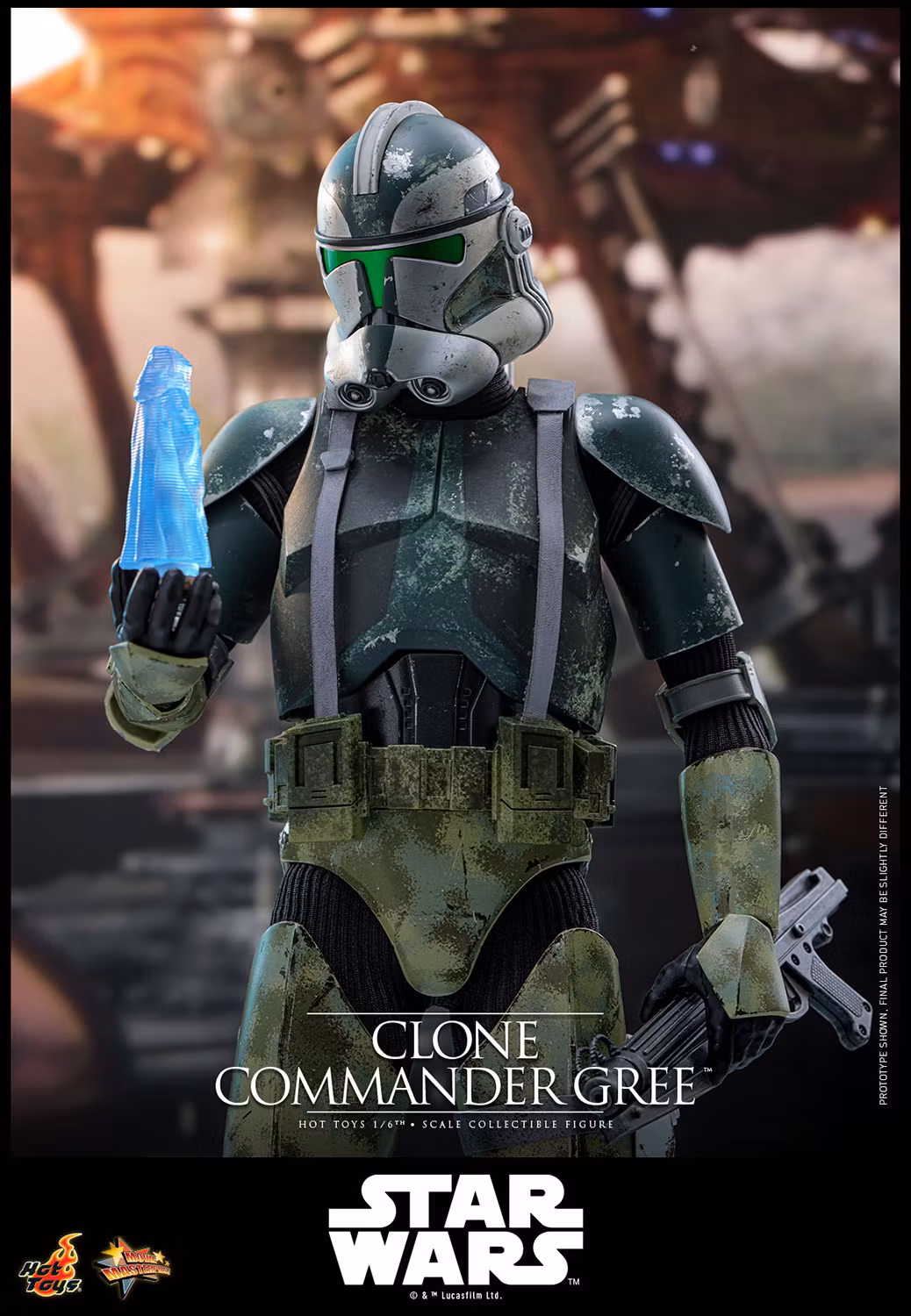 Star Wars: Revenge of the Sith MMS877 Clone Commander Gree 1/6th Scale Collectible Figure