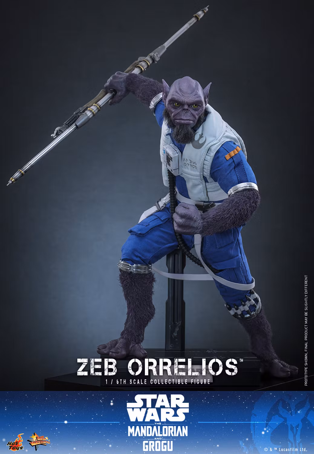 Star Wars: The Mandalorian & Grogu MMS876 Zeb Orrelios 1/6th Scale Collectible Figure