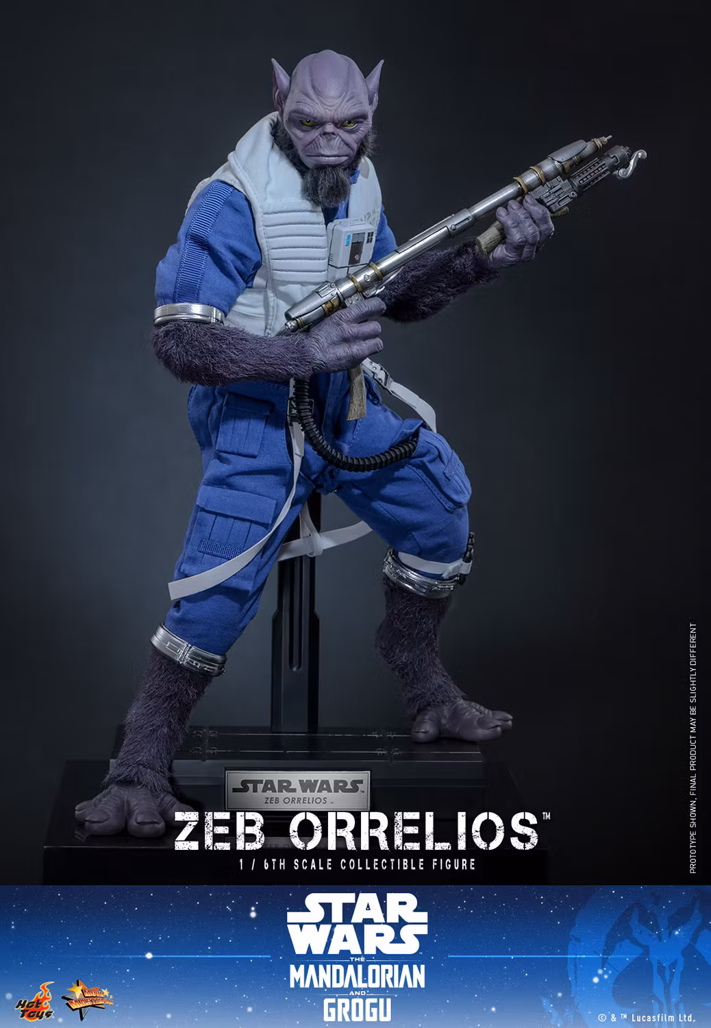 Star Wars: The Mandalorian & Grogu MMS876 Zeb Orrelios 1/6th Scale Collectible Figure
