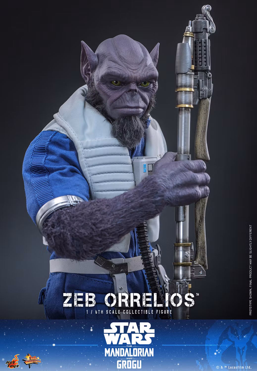 Star Wars: The Mandalorian & Grogu MMS876 Zeb Orrelios 1/6th Scale Collectible Figure