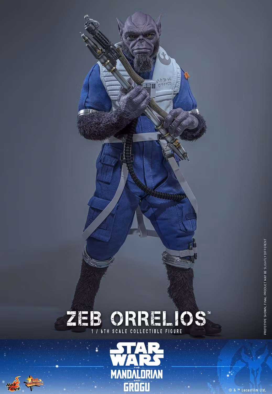 Star Wars: The Mandalorian & Grogu MMS876 Zeb Orrelios 1/6th Scale Collectible Figure