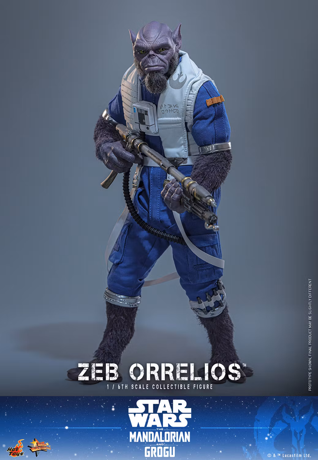 Star Wars: The Mandalorian & Grogu MMS876 Zeb Orrelios 1/6th Scale Collectible Figure