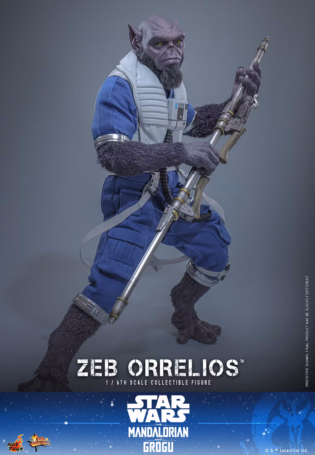 Star Wars: The Mandalorian & Grogu MMS876 Zeb Orrelios 1/6th Scale Collectible Figure