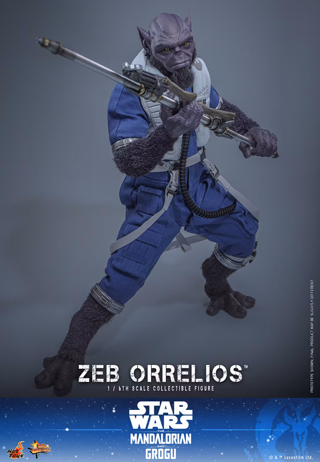 Star Wars: The Mandalorian & Grogu MMS876 Zeb Orrelios 1/6th Scale Collectible Figure