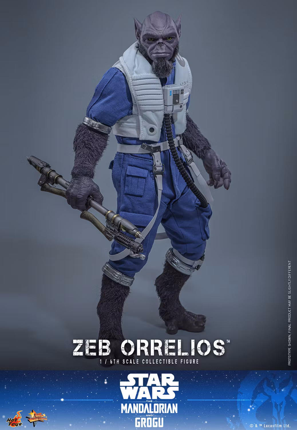Star Wars: The Mandalorian & Grogu MMS876 Zeb Orrelios 1/6th Scale Collectible Figure