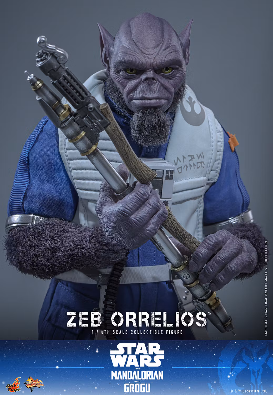 Star Wars: The Mandalorian & Grogu MMS876 Zeb Orrelios 1/6th Scale Collectible Figure
