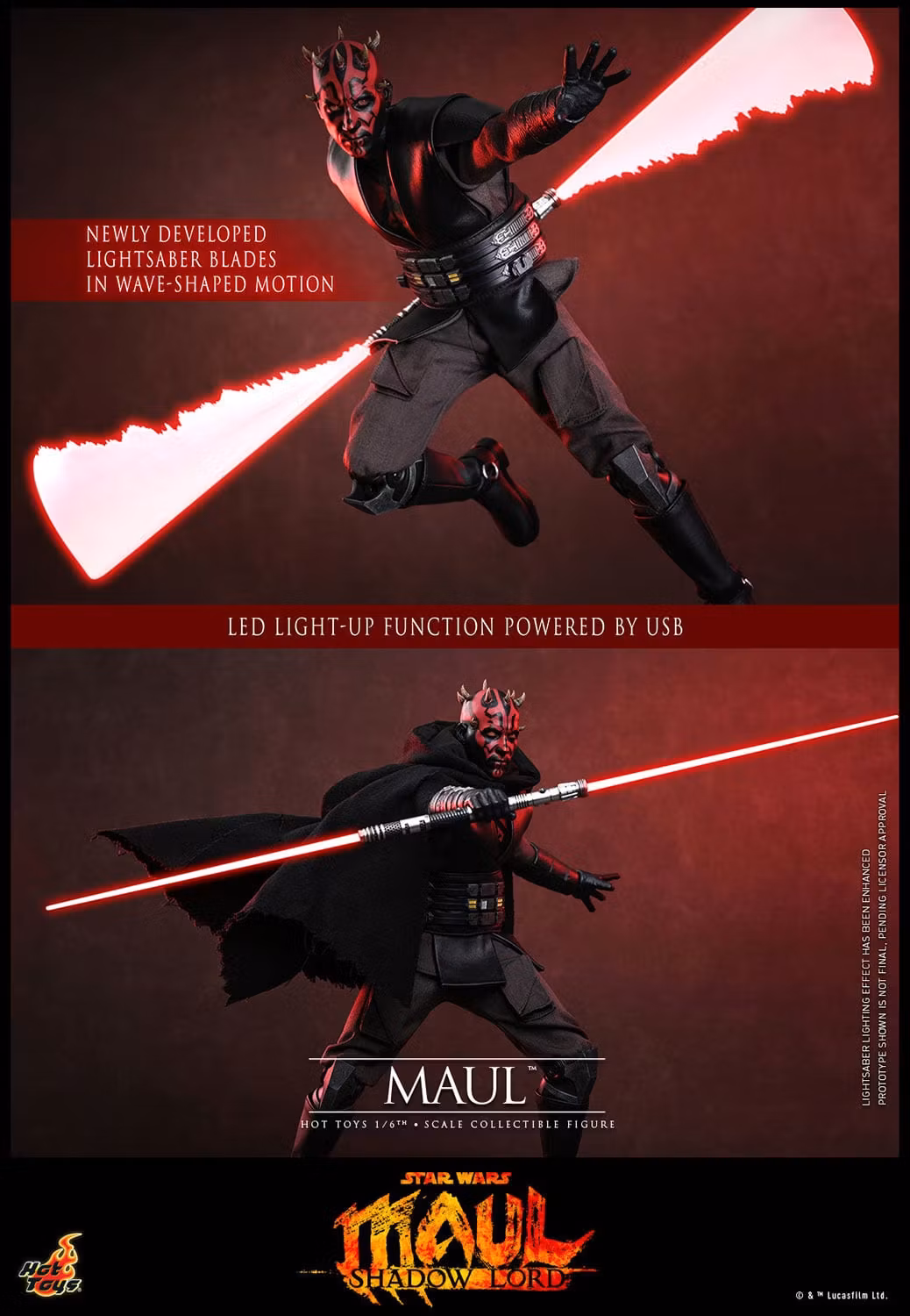Star Wars: Maul - Shadow Lord TMS187 Maul 1/6th Scale Collectible Figure