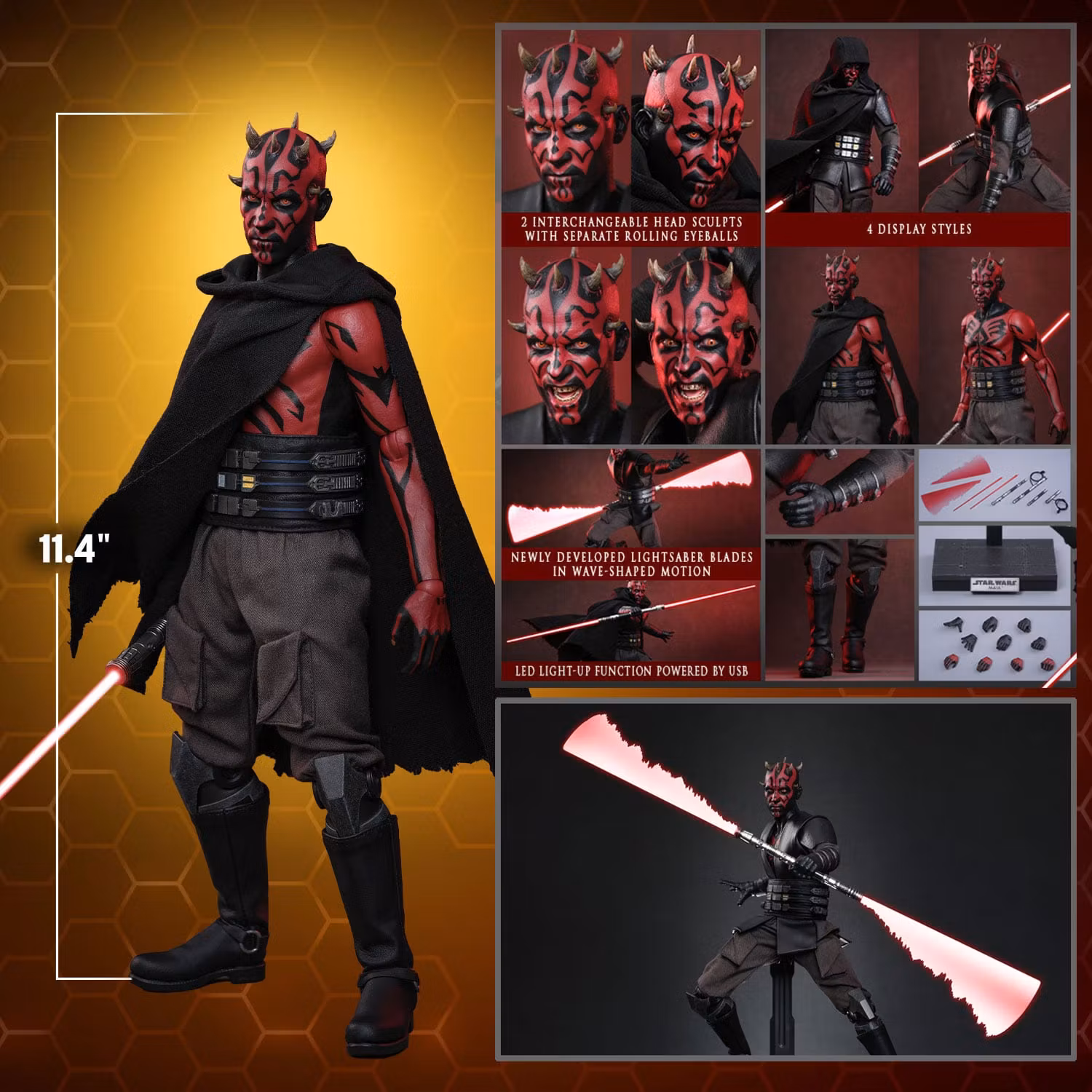 Star Wars: Maul - Shadow Lord TMS187 Maul 1/6th Scale Collectible Figure