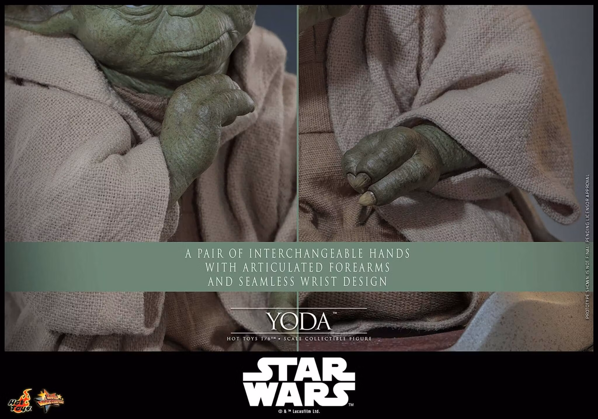 Star Wars: Revenge of the Sith MMS878 Yoda 1/6th Scale Collectible Figure