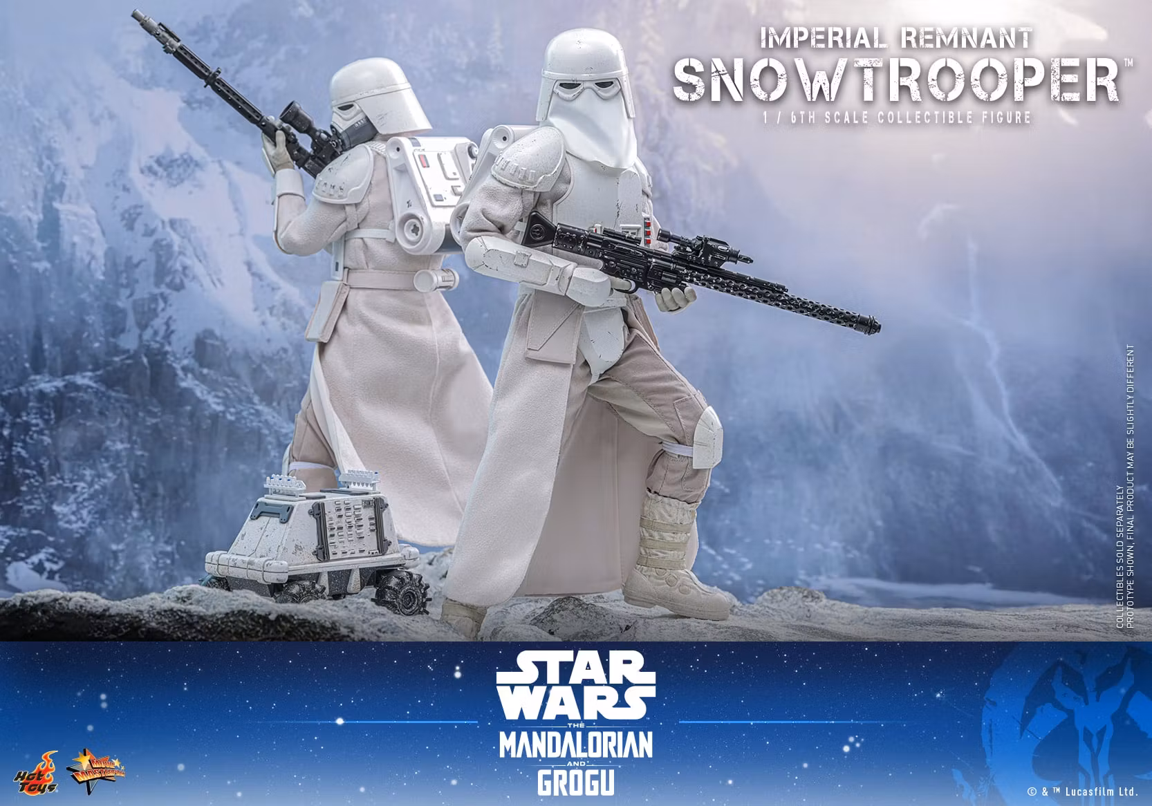 Star Wars: The Mandalorian & Grogu MMS838 Imperial Remnant Snowtrooper 1/6th Scale Collectible Figure