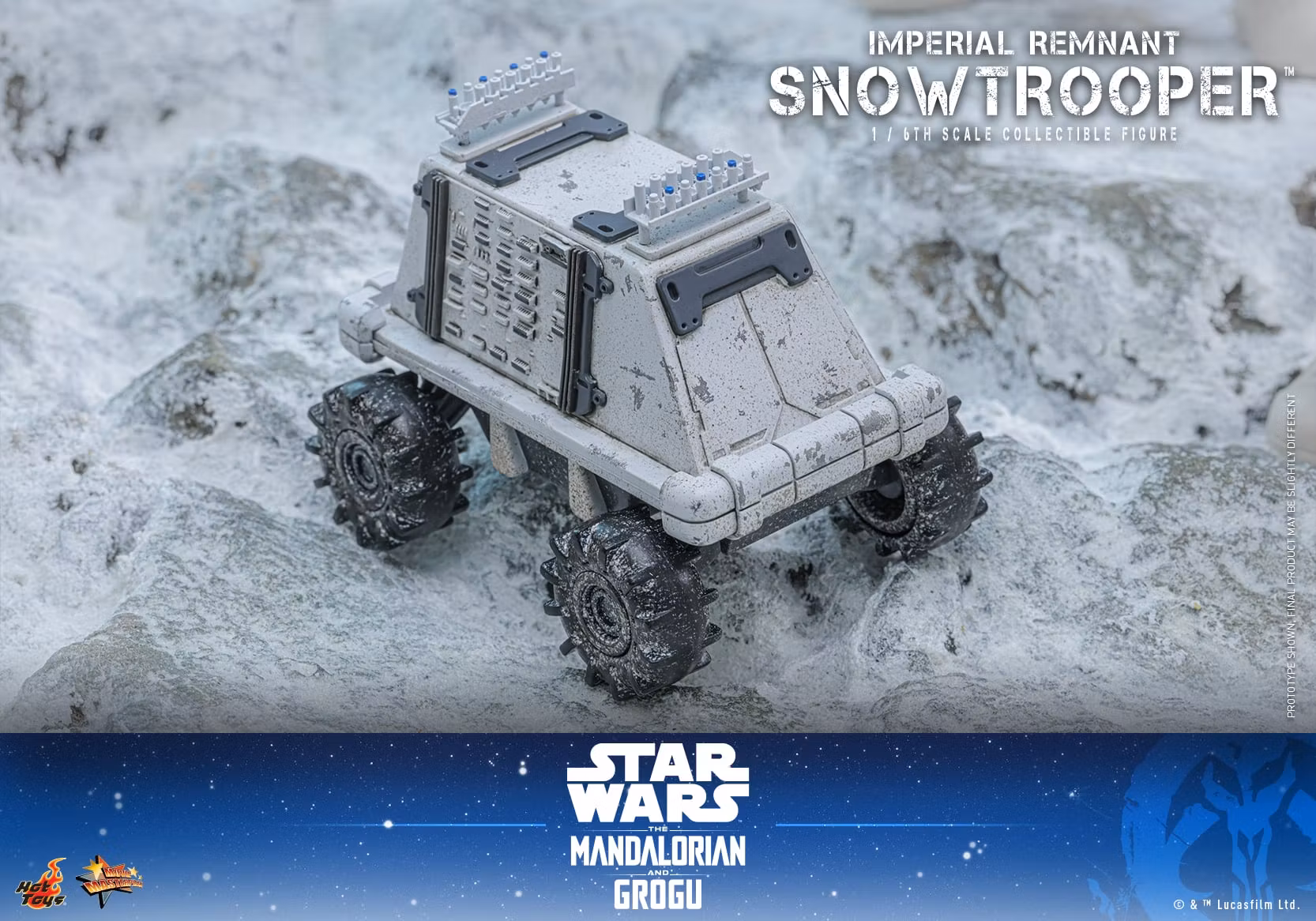 Star Wars: The Mandalorian & Grogu MMS838 Imperial Remnant Snowtrooper 1/6th Scale Collectible Figure