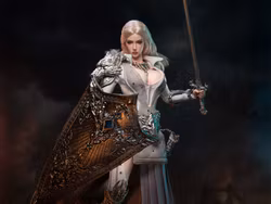 The Girl Under Wolf's Ward (White Ver.) 1/6 Scale Action Figure