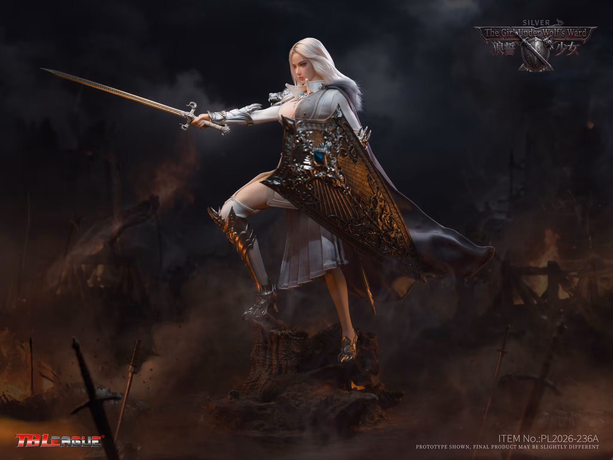 The Girl Under Wolf's Ward (White Ver.) 1/6 Scale Action Figure