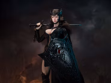 The Girl Under Wolf's Ward (Black Ver.) 1/6 Scale Action Figure