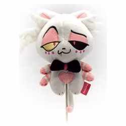 Hazbin Hotel Keychain Plush Angel Dust Kitty