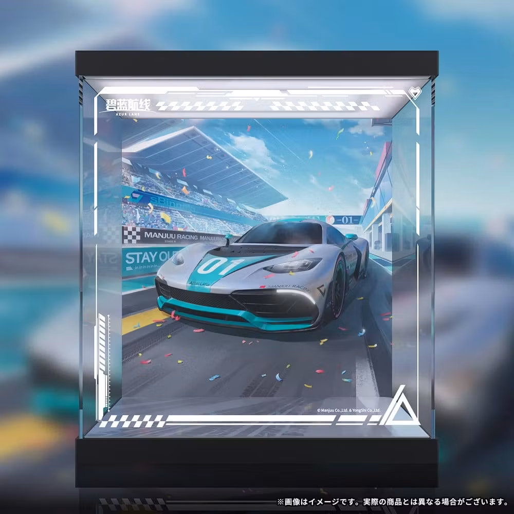 Azur Lane Acrylic LED Display Case for Shinano (Moonlit Chrome Ver.)