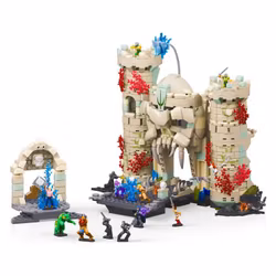 Masters of the Universe Mattel Brick Shop Construction Set Castle Grayskull