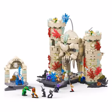 Masters of the Universe Mattel Brick Shop Construction Set Castle Grayskull