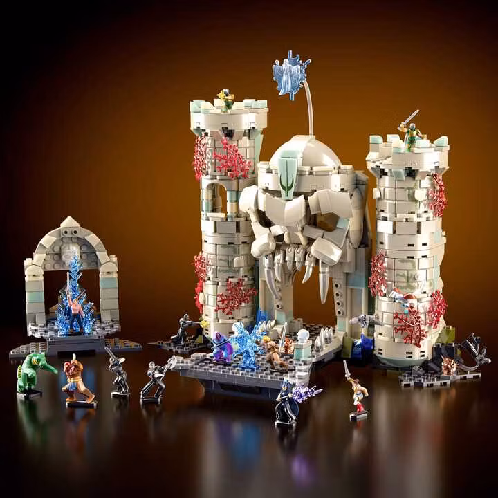Masters of the Universe Mattel Brick Shop Construction Set Castle Grayskull