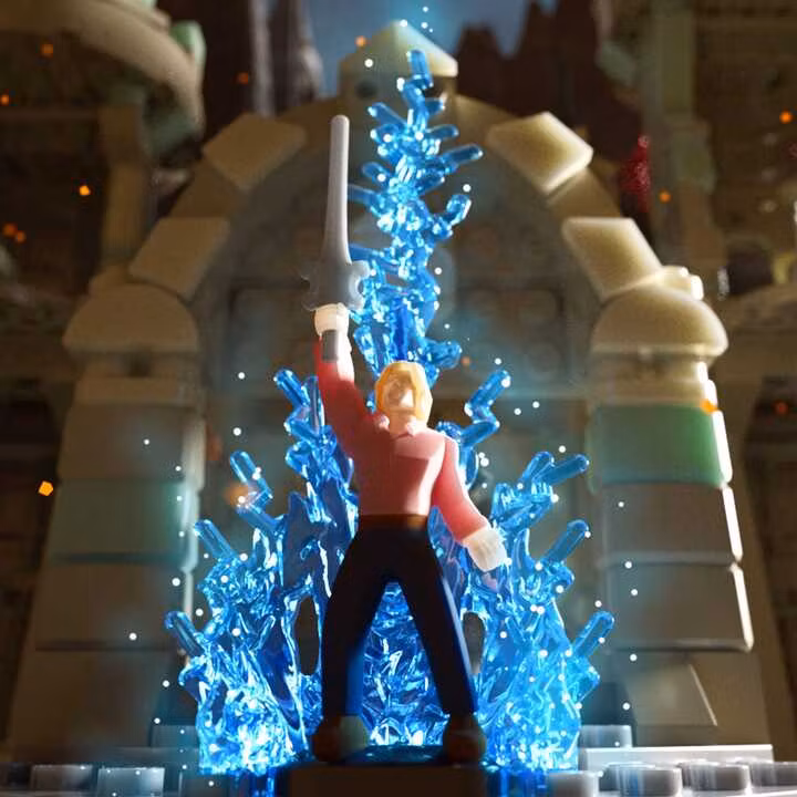 Masters of the Universe Mattel Brick Shop Construction Set Castle Grayskull