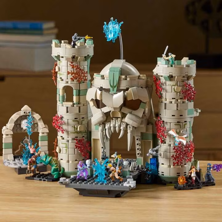 Masters of the Universe Mattel Brick Shop Construction Set Castle Grayskull