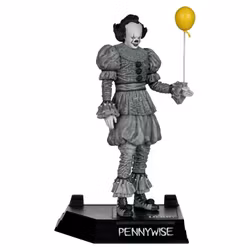 It Welcome to Derry Movie Maniacs Figure Pennywise (Black & White)