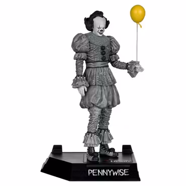 It Welcome to Derry Movie Maniacs Figure Pennywise (Black & White)