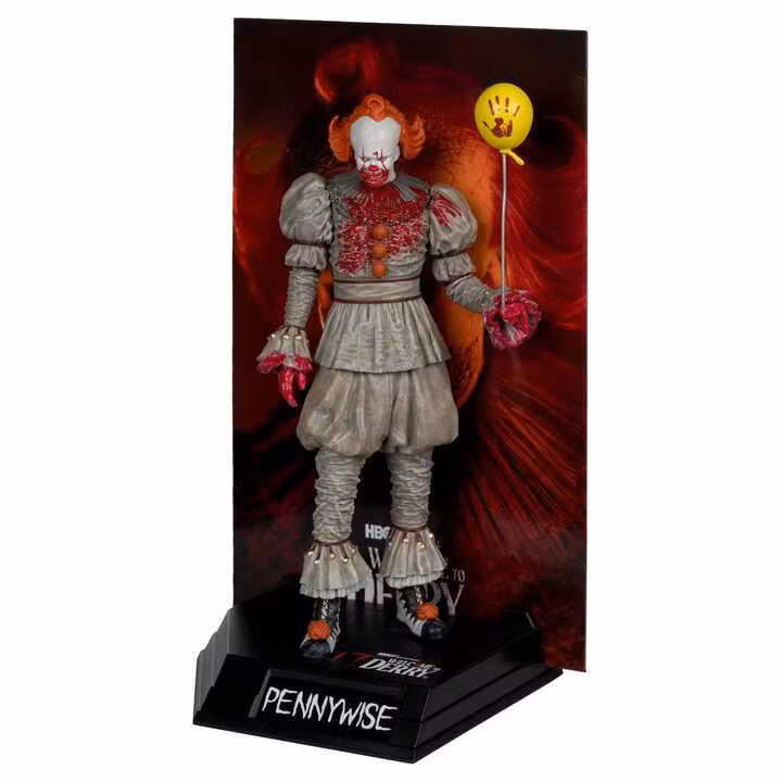 It Welcome to Derry Movie Maniacs Figure Pennywise (Bloody)
