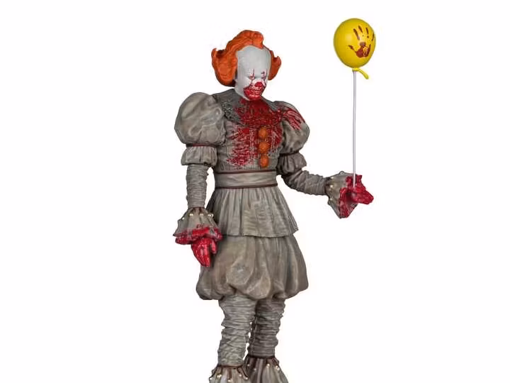 It Welcome to Derry Movie Maniacs Figure Pennywise (Bloody)