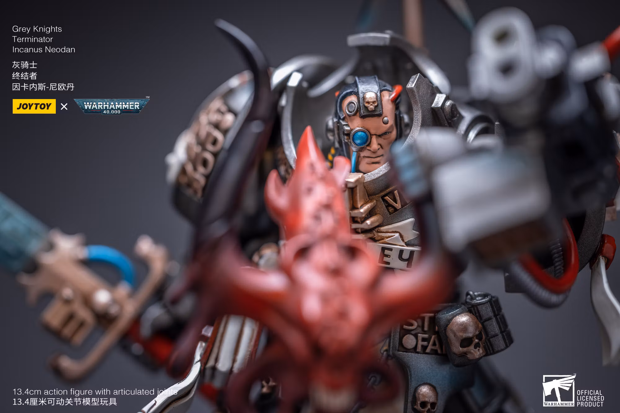 Warhammer 40,000 Grey Knights Terminator Incanus Neodan 1/18 Scale Action Figure