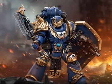 Warhammer: The Horus Heresy Ultramarines Invictarus Suzerain Squad Suzerain 1 1/18 Scale Action Figure