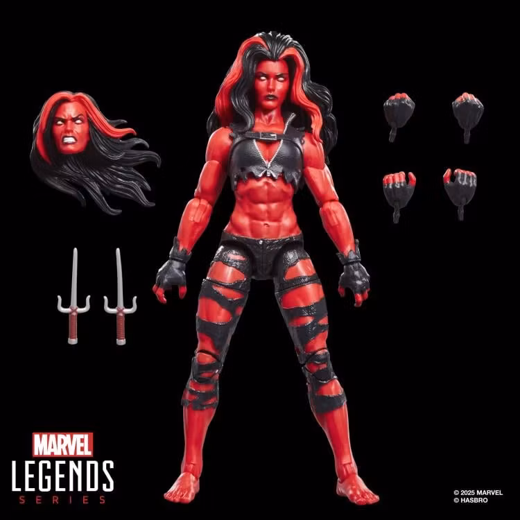 Hulk Marvel Legends Red She-Hulk Action Figure