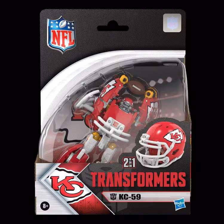 Transformers Collaborative NFL x Transformers Kansas City Chiefs KC-59 Action Figure