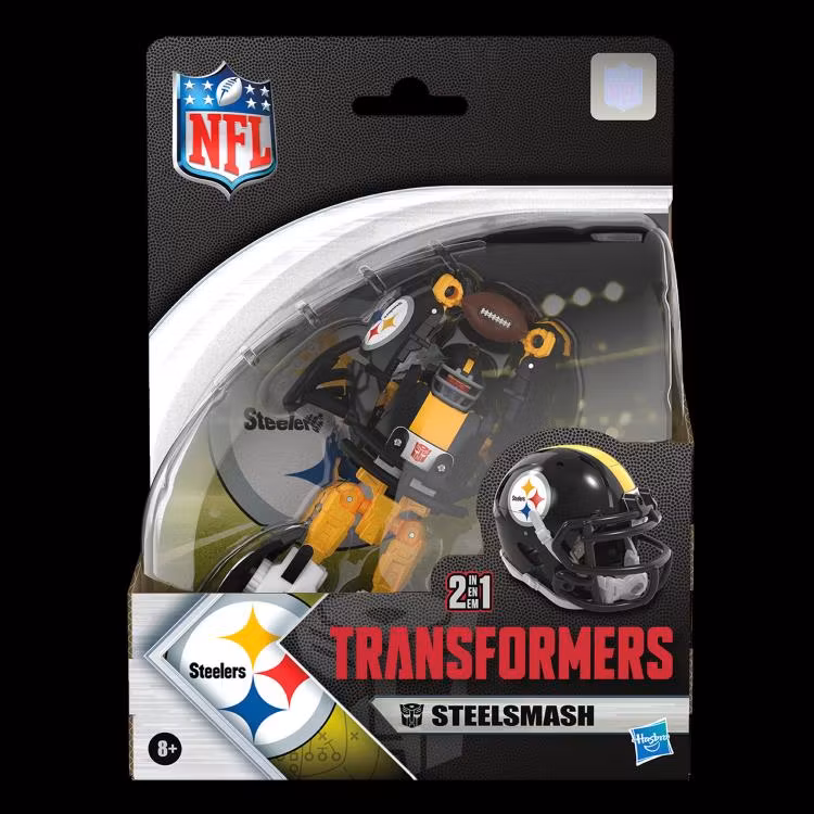 Transformers Collaborative NFL x Transformers Pittsburgh Steelers Steelsmash Action Figure