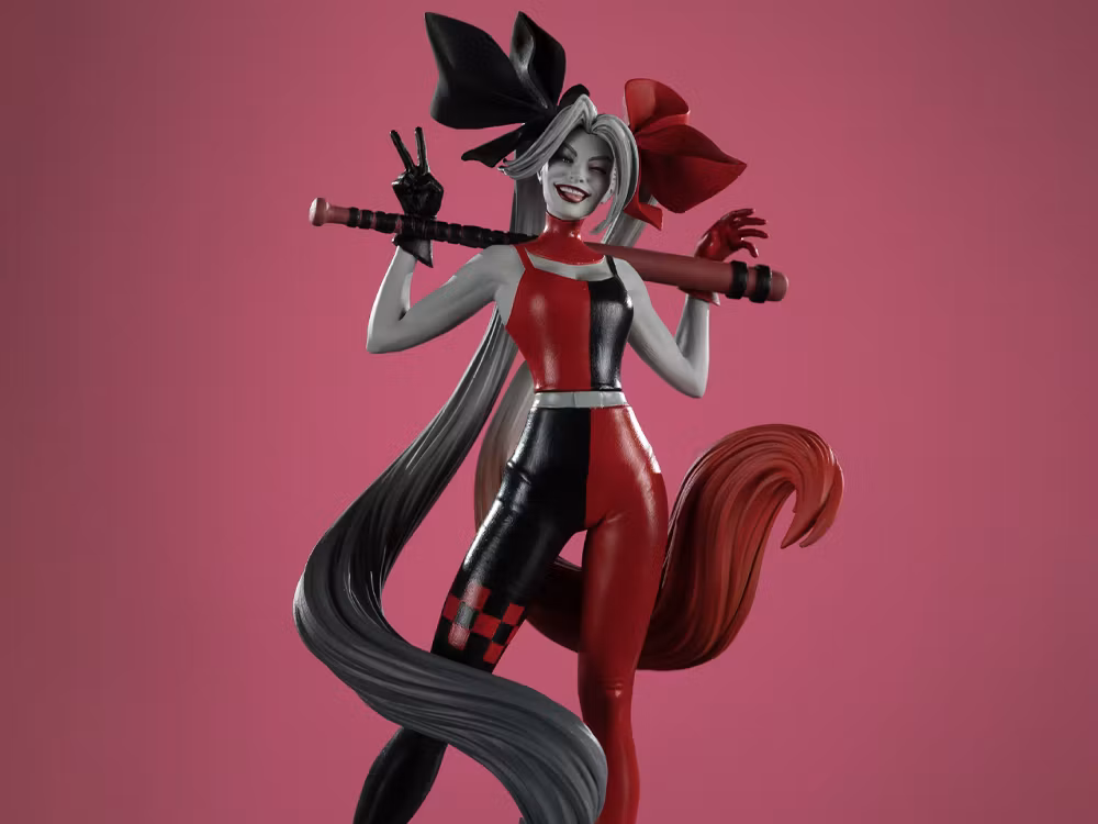 DC Comics Harley Quinn: Red White & Black Harley Quinn 1/10 Scale Limited Edition Statue (Alex Garner)