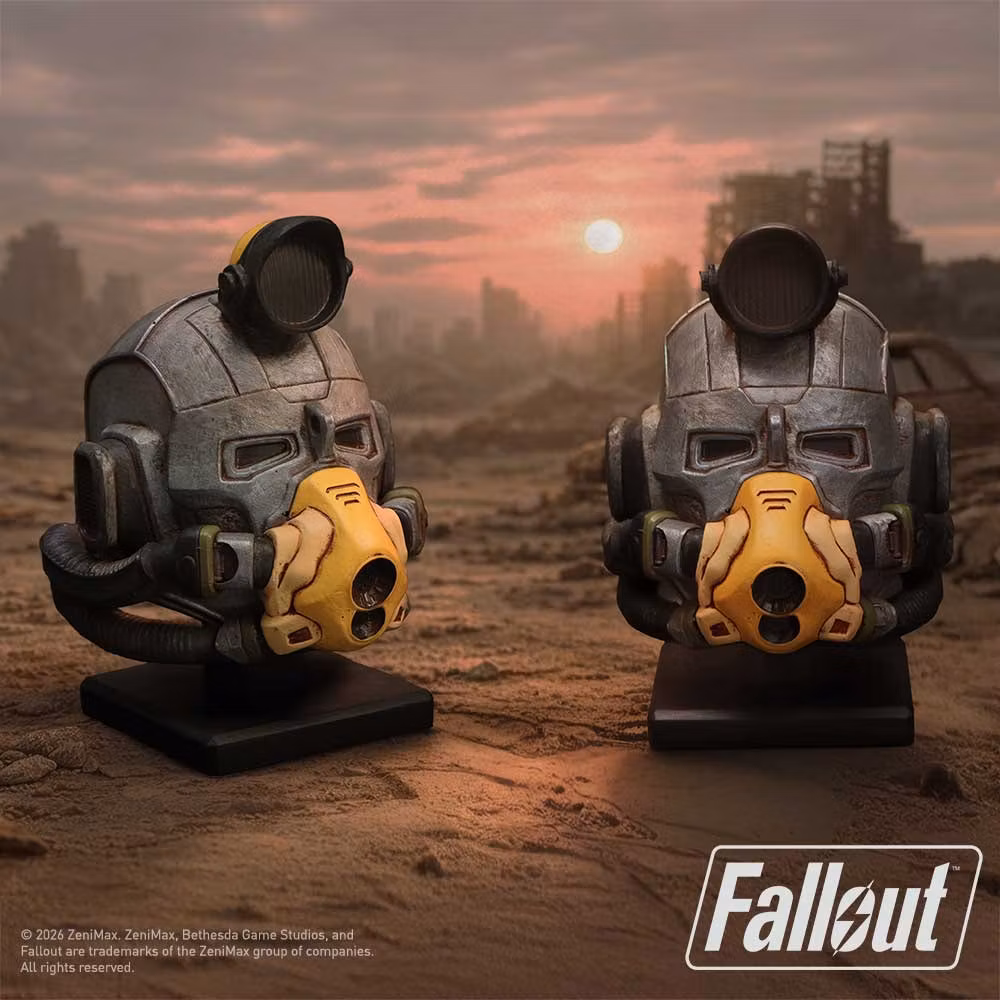 Fallout Excavator Power Armor Helmet Miniature Replica
