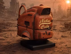 Fallout Nukatron Helmet Miniature Replica