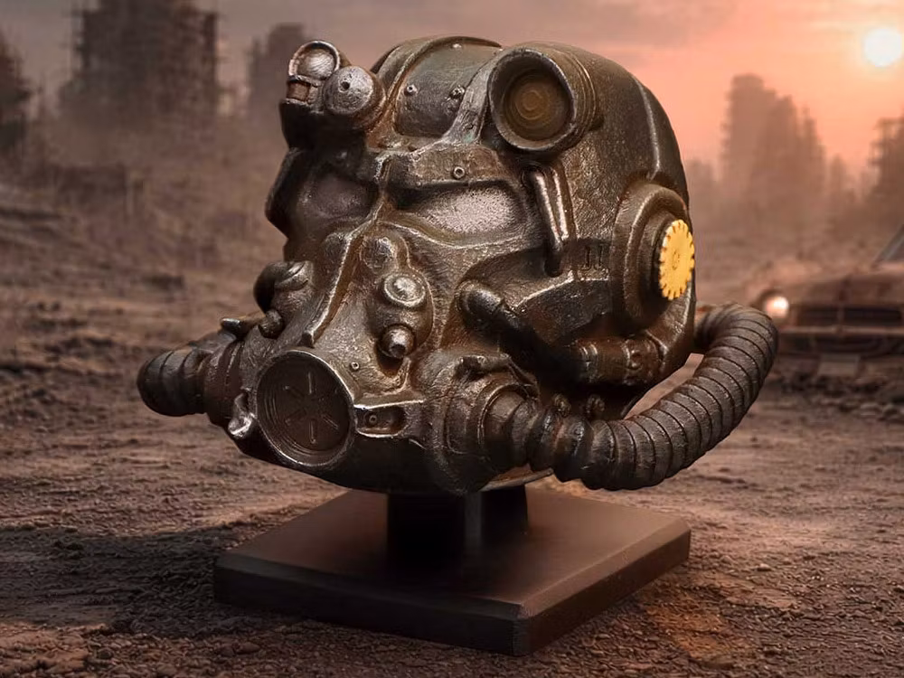 Fallout T-60 Power Armor Helmet Miniature Replica