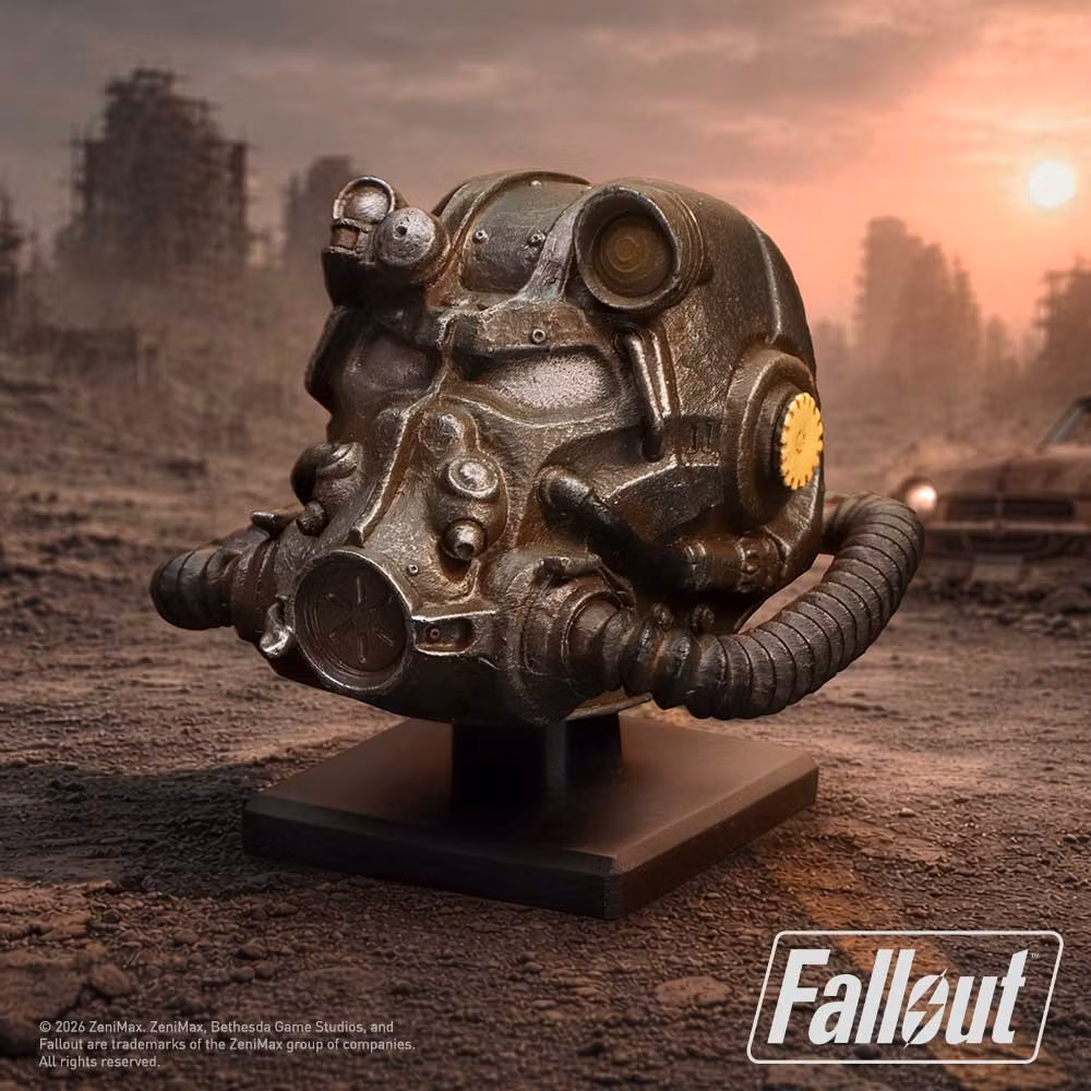 Fallout T-60 Power Armor Helmet Miniature Replica