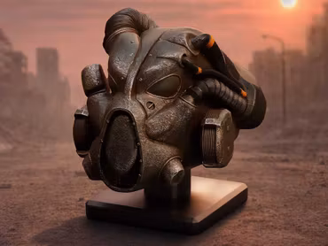 Fallout X-01 Power Armor Helmet Miniature Replica