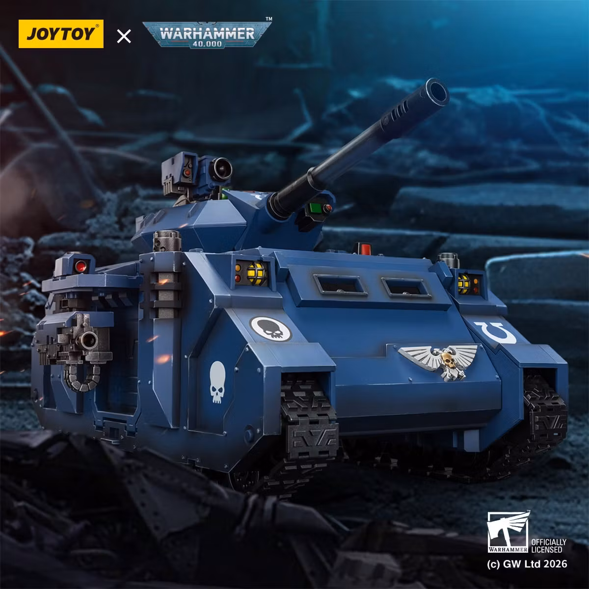Warhammer 40,000 Ultramarines Predator Destructor 1/18 Scale Vehicle