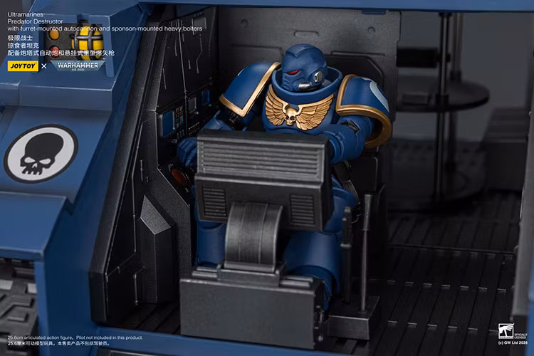 Warhammer 40,000 Ultramarines Predator Destructor 1/18 Scale Vehicle