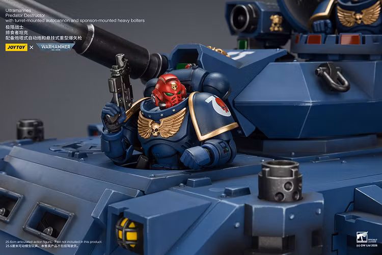 Warhammer 40,000 Ultramarines Predator Destructor 1/18 Scale Vehicle