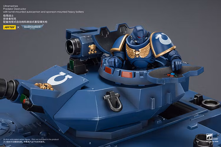 Warhammer 40,000 Ultramarines Predator Destructor 1/18 Scale Vehicle