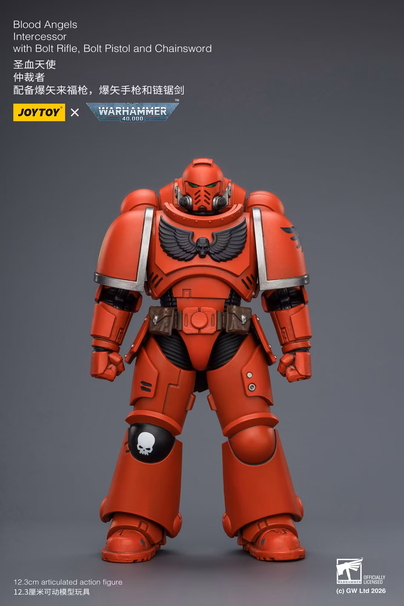 Warhammer 40,000 Blood Angels Intercessor 1/18 Scale Action Figure