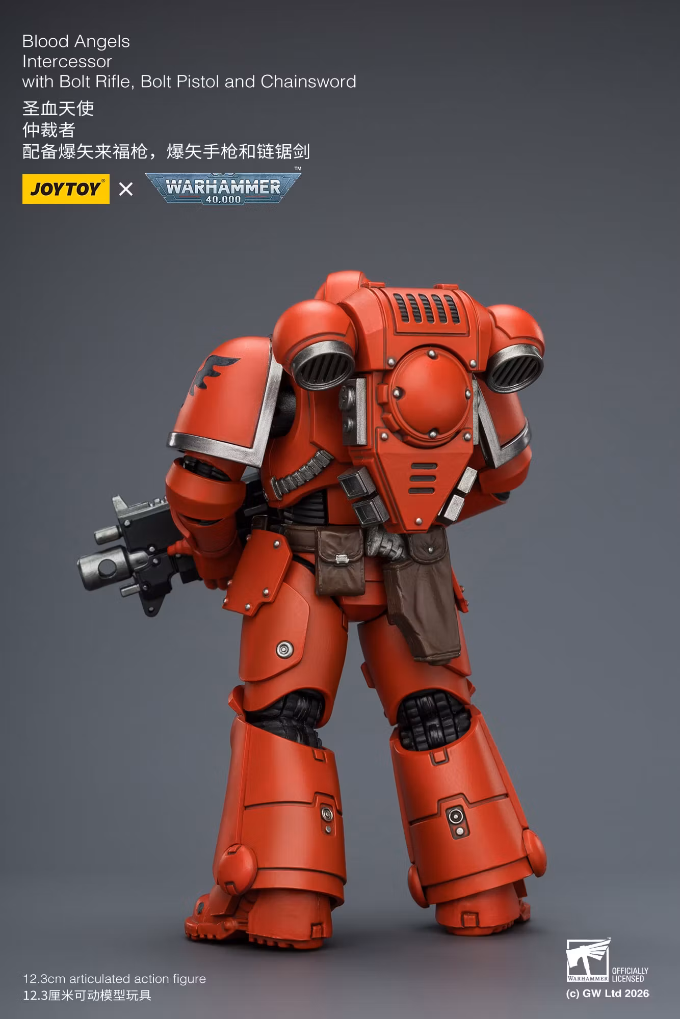 Warhammer 40,000 Blood Angels Intercessor 1/18 Scale Action Figure