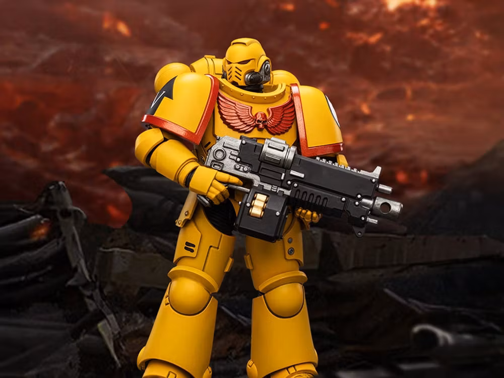 Warhammer 40,000 Imperial Fists Intercessor 1/18 Scale Action Figure