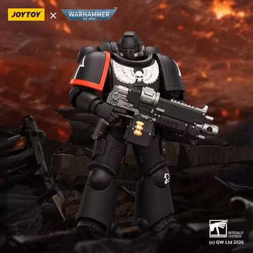 Warhammer 40,000 Raven Guard Intercessor 1/18 Scale Action Figure